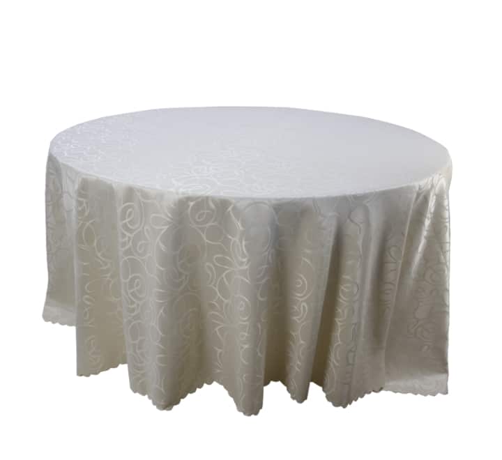 Round Squiggle Pattern Table Cloth