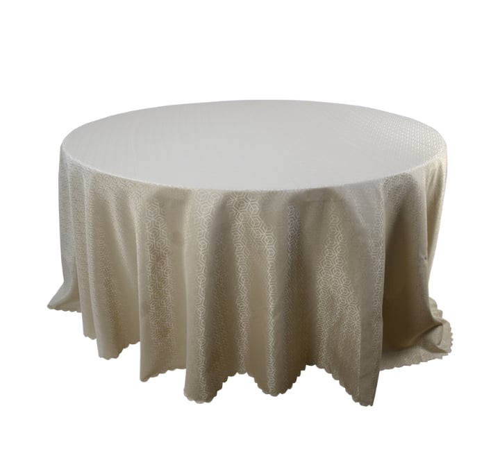 Round Geometric Pattern Table Cloth