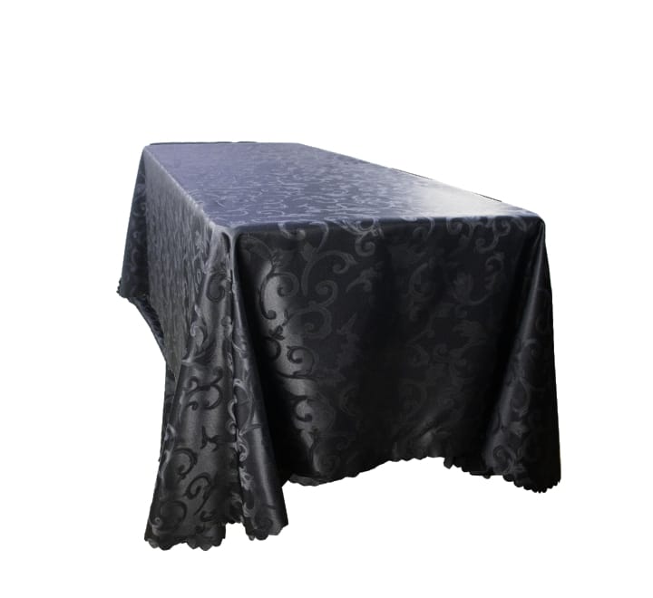 Rectangular Jacquard Table Cloth Flower Pattern
