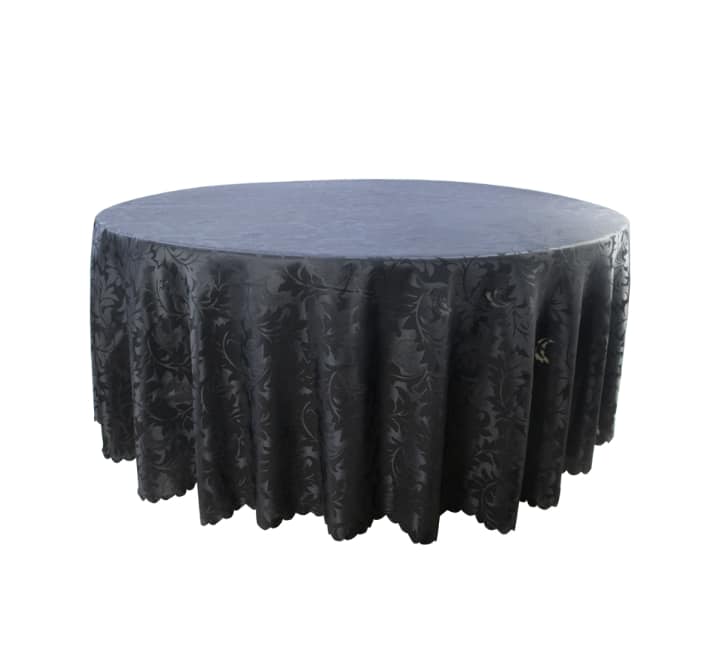 Round Leaf Pattern Table Cloth 270cm