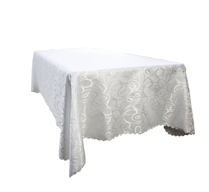Squiggle Pattern Tablecloth 250x160cm