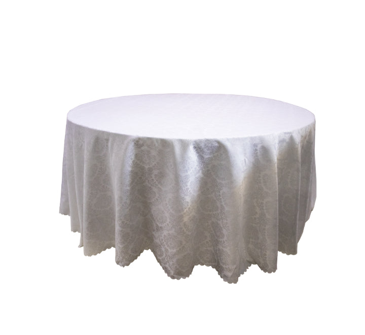 Round Flower Pattern Table Cloth