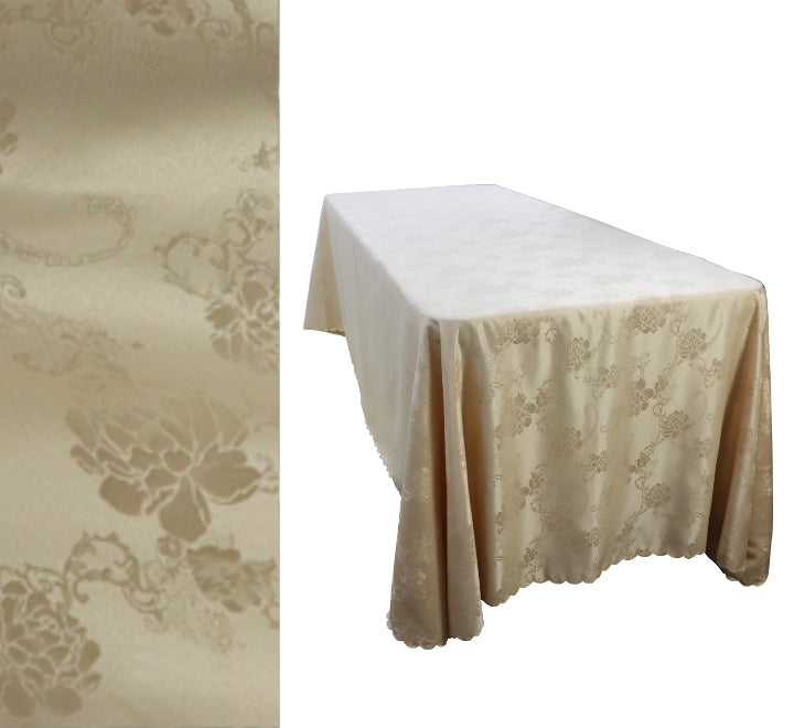 Floral Pattern Rectangular Table Cloth