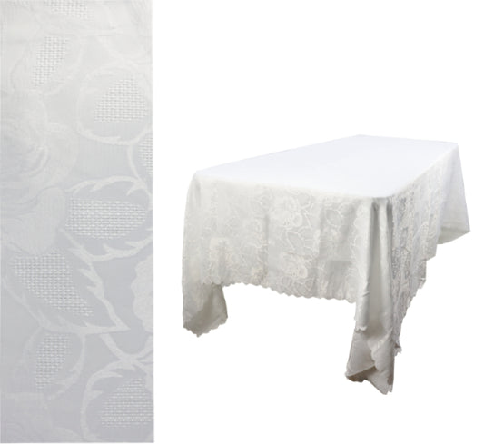 Rectangular Table Cloth Flower Pattern