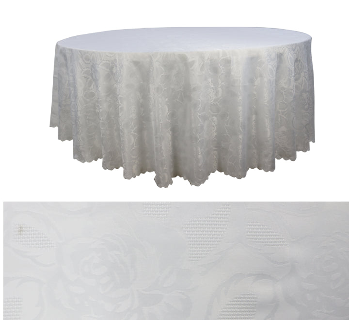 Round Table Cloth Flower Pattern 280cm