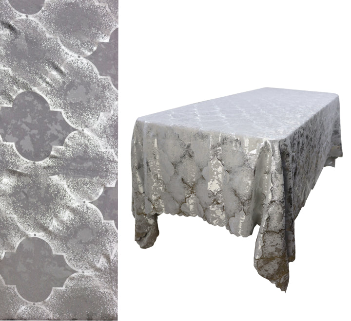 Rectangular Table Cloth Shiny Pattern