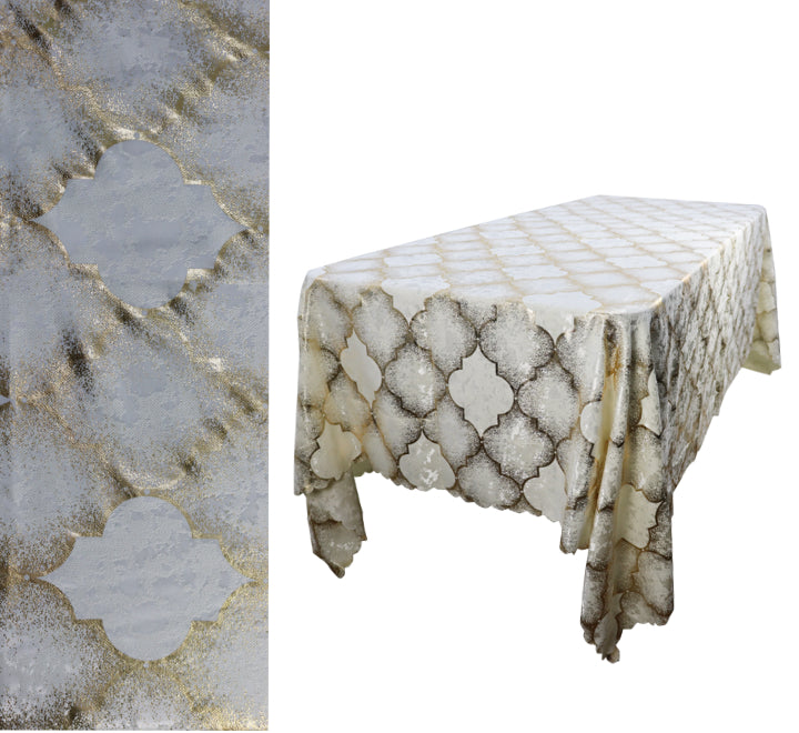 Rectangular Table Cloth Shiny Pattern