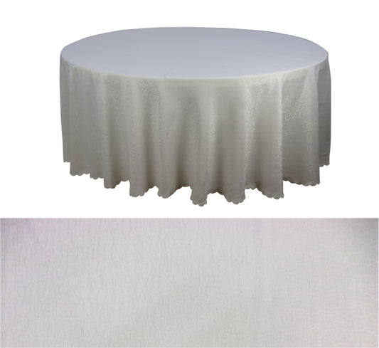 Round Table Cloth Cream Pattern 280cm