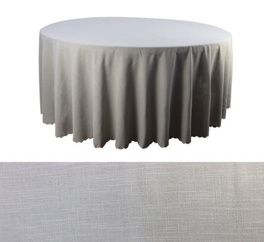 Round Table Cloth Grey 280cm