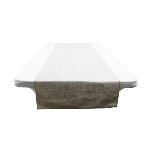 Table Runner Velvet Cream