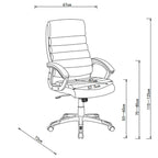 Lexy Luxury Executive HiBack Office Chair CM113 - White