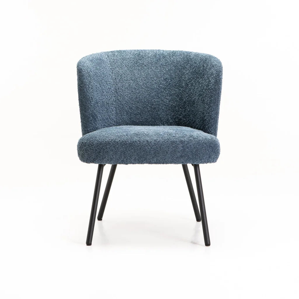Lajja Fabric Chair - Blue