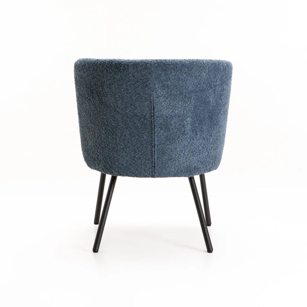 Lajja Fabric Chair - Blue