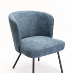 Lajja Fabric Chair - Blue