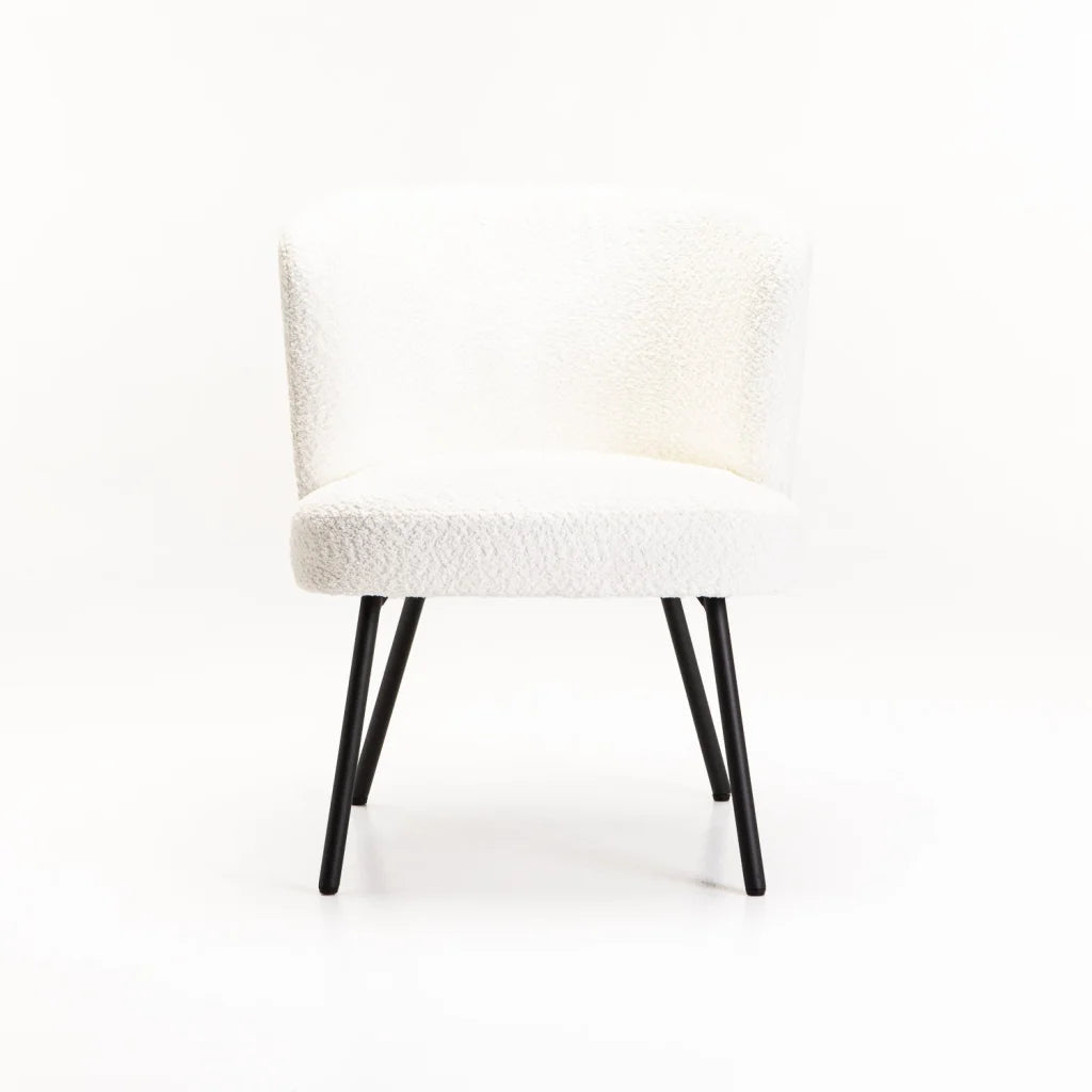 Lajja Fabric Chair - Cream