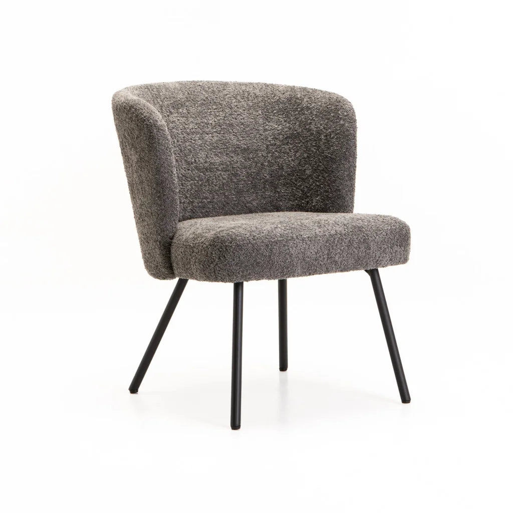 Lajja Fabric Chair - Grey