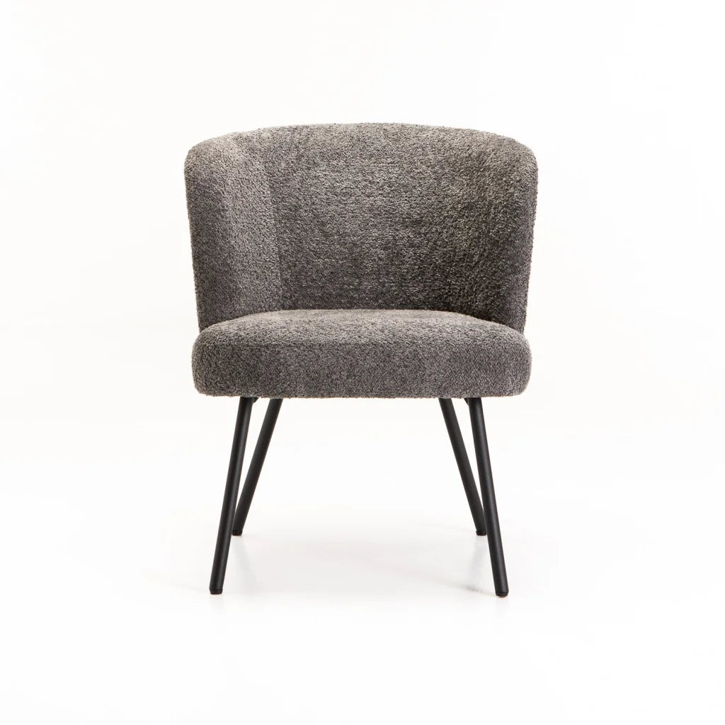 Lajja Fabric Chair - Grey