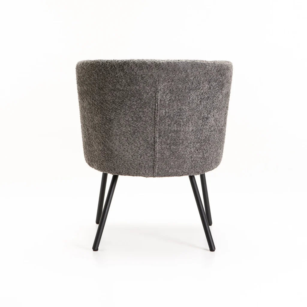 Lajja Fabric Chair - Grey