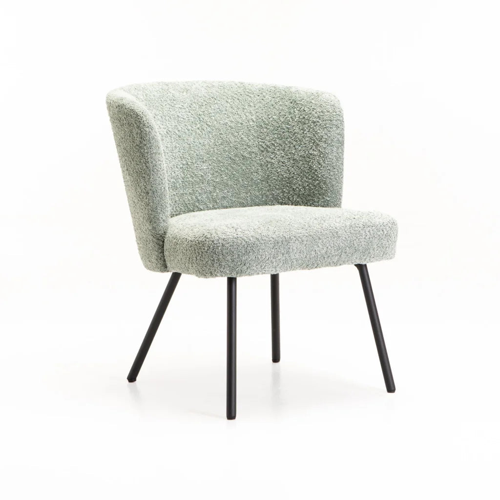Lajja Fabric Chair - Mint