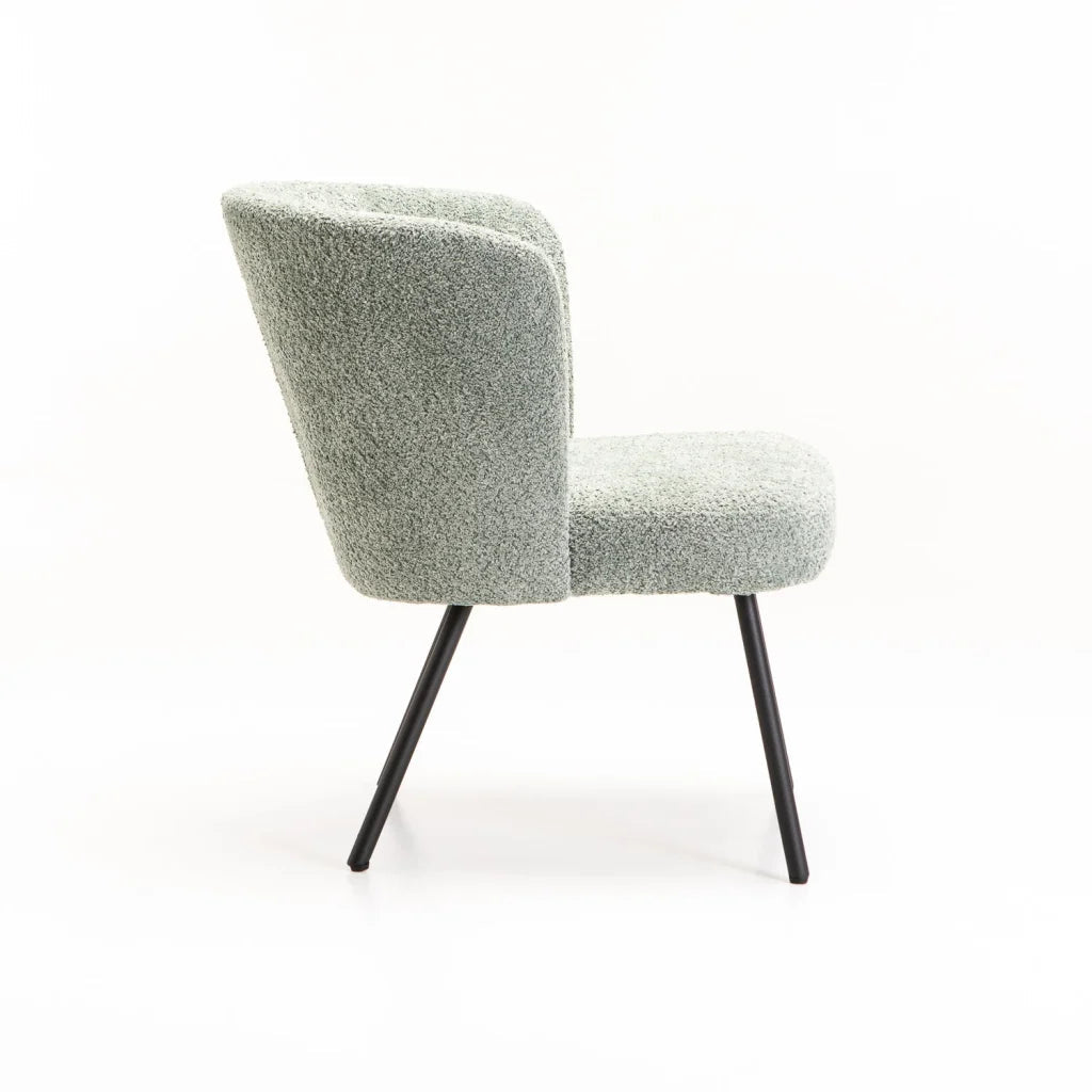 Lajja Fabric Chair - Mint