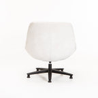 Lala Fabric Swivel Chair - Cream