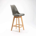 Lica Wooden Kitchen Stool - Grey