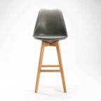 Lica Wooden Kitchen Stool - Grey