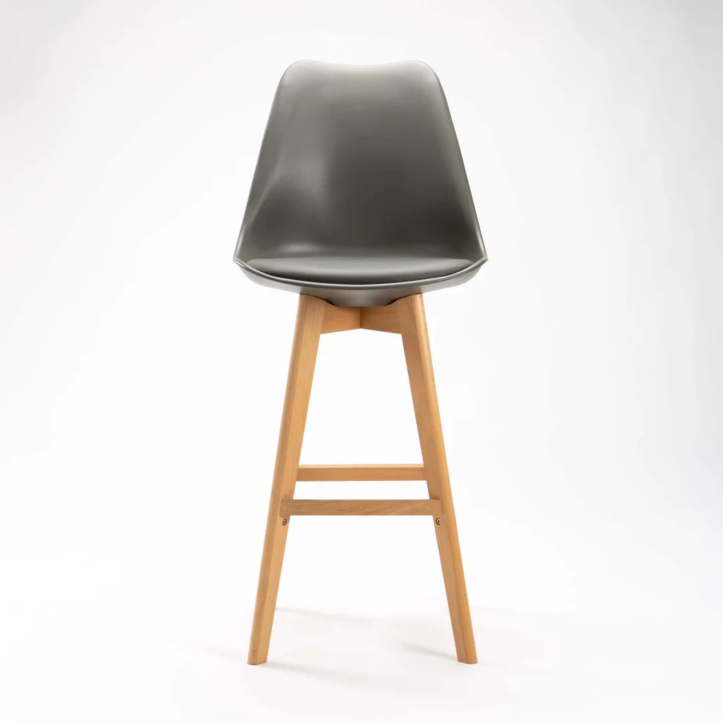 Lica Wooden Kitchen Stool - Grey