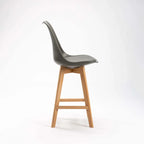 Lica Wooden Kitchen Stool - Grey