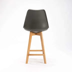 Lica Wooden Kitchen Stool - Grey
