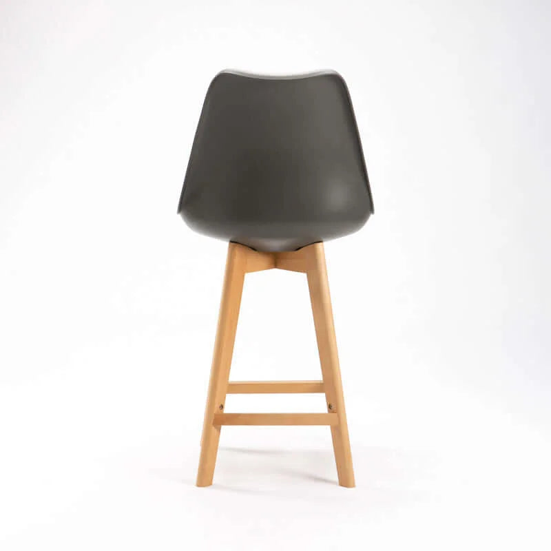 Lica Wooden Kitchen Stool - Grey