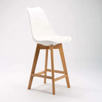 Lica Wooden Kitchen Stool - White