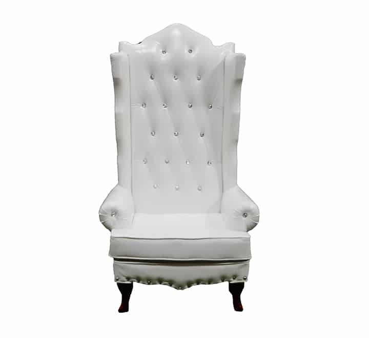High wingback chair