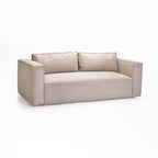 Makodzare Fabric 3 Seater Couch - Platnum