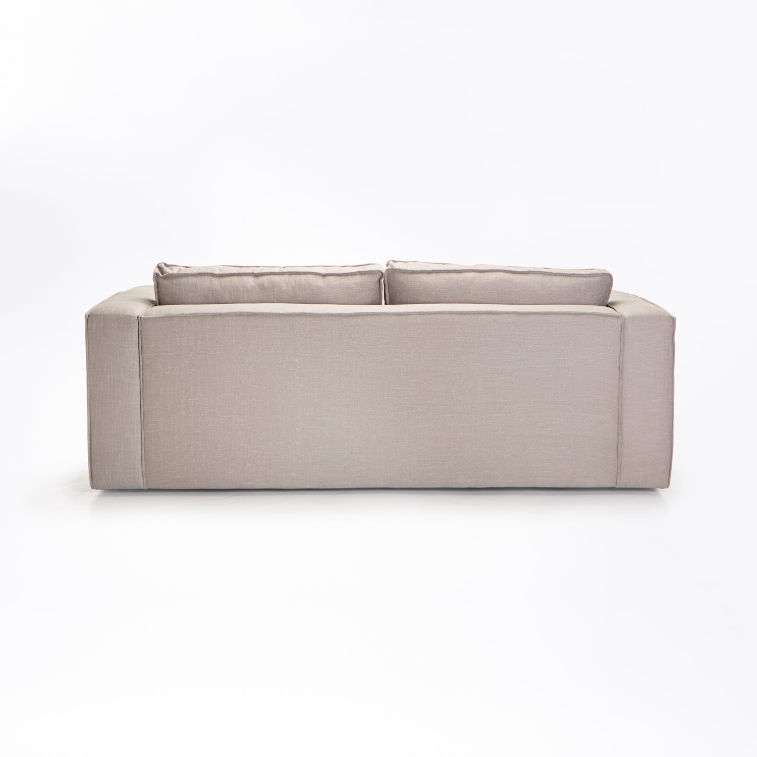 Makodzare Fabric 3 Seater Couch - Platnum