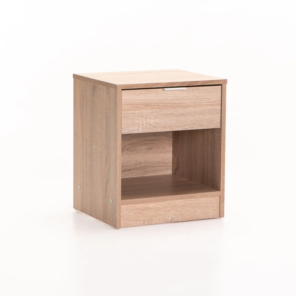 Marlini 1 Drawer Pedestal - Oak