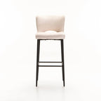 Martini Fabric Barstool - Cream