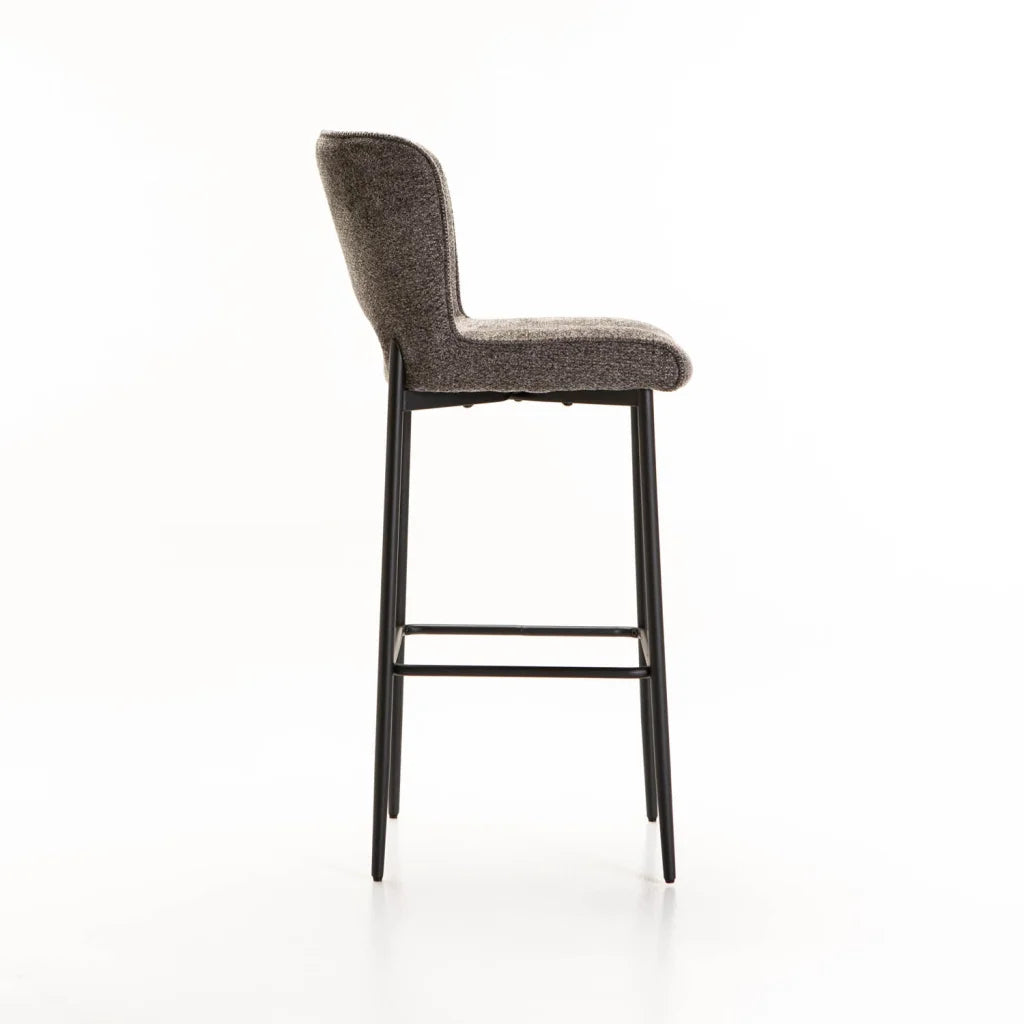 Martini Fabric Barstool - Grey