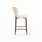 Martini Fabric Kitchen Stool - Cream