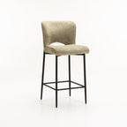 Martini Fabric Kitchen Stool - Mint