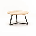 Miller 80cm Round Coffee Table - Oak