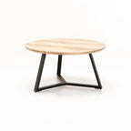 Miller 80cm Round Coffee Table - Oak