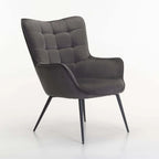 Mishika Velvet Chair - Grey