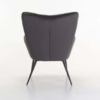 Mishika Velvet Chair - Grey