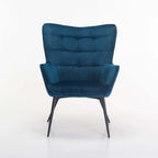 Mishika Velvet Chair - Navy