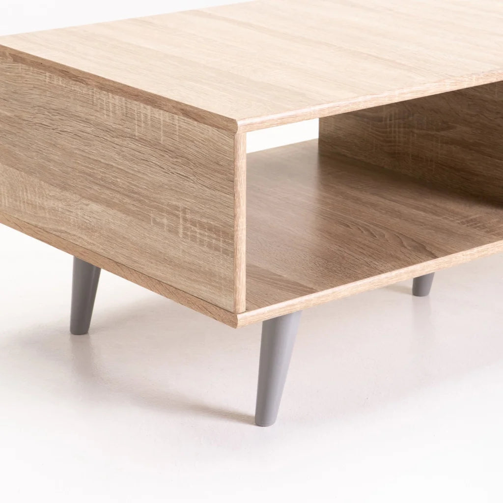 Mousse 100x48cm Coffee Table - Light Oak