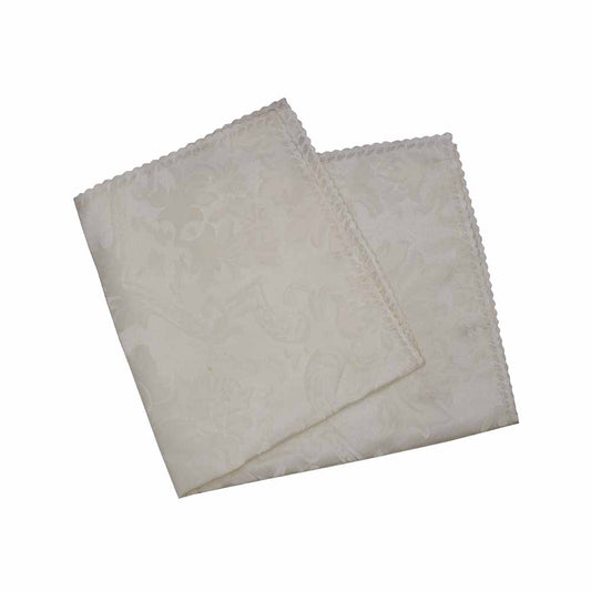 Jacquard Napkin Scalloped Edges