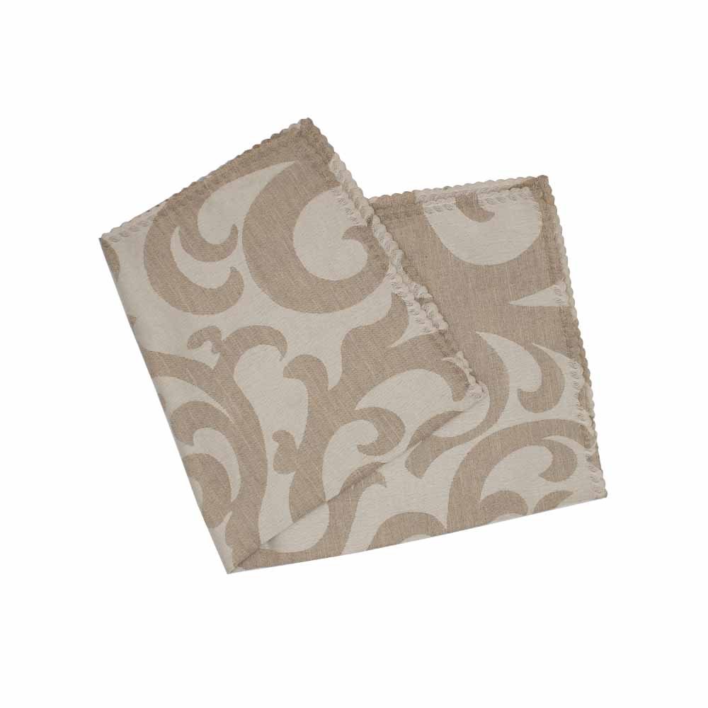 Jacquard Napkin Scalloped Edges