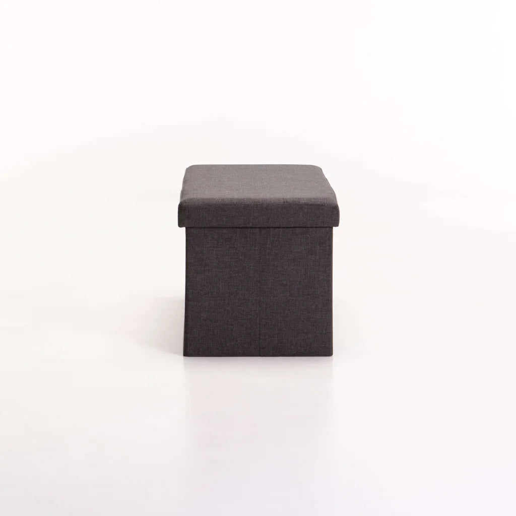 Naome Fabric Double Ottoman - Grey