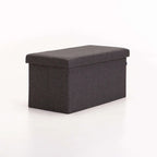 Naome Fabric Double Ottoman - Grey
